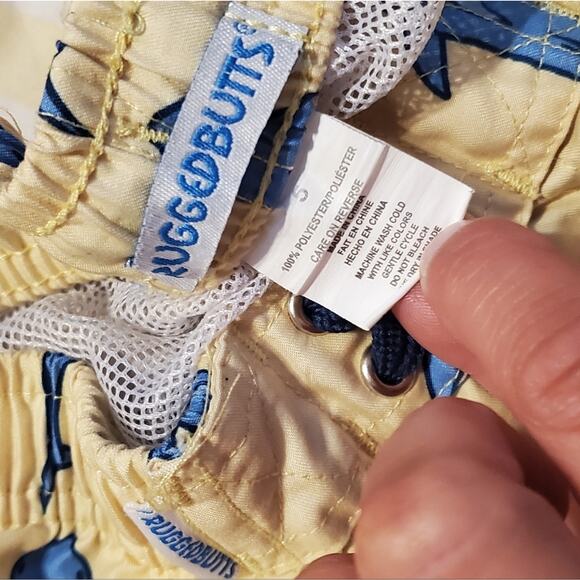 Rugged butts boys size 5 6 swim trunks shorts swimsuit - Picture 10 of 10